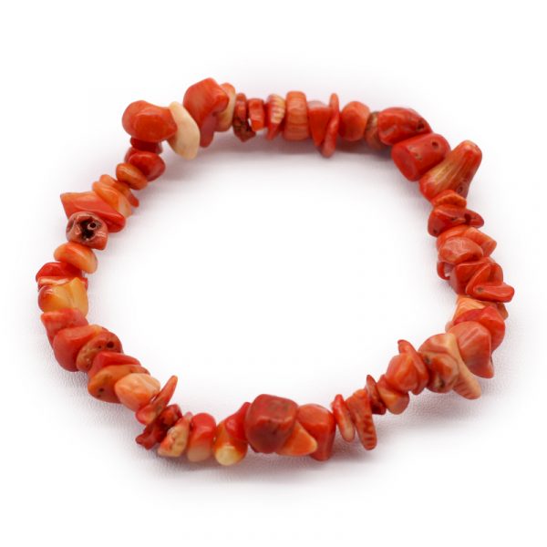 Bracelet en éclat de pierre Cornaline